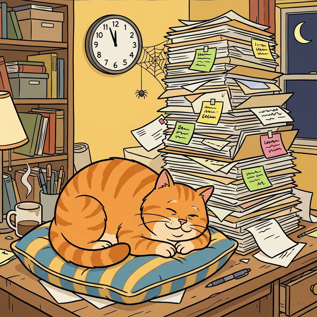 Mnemonic image for "Procrastination"