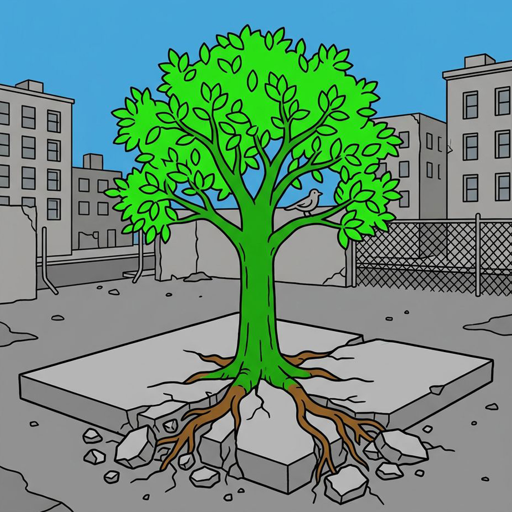 Mnemonic image for "Resilience"